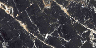 Керамогранит NT Ceramic Marmo Black Lamos High Glossy арт. NTT99529P (60x120) полированная